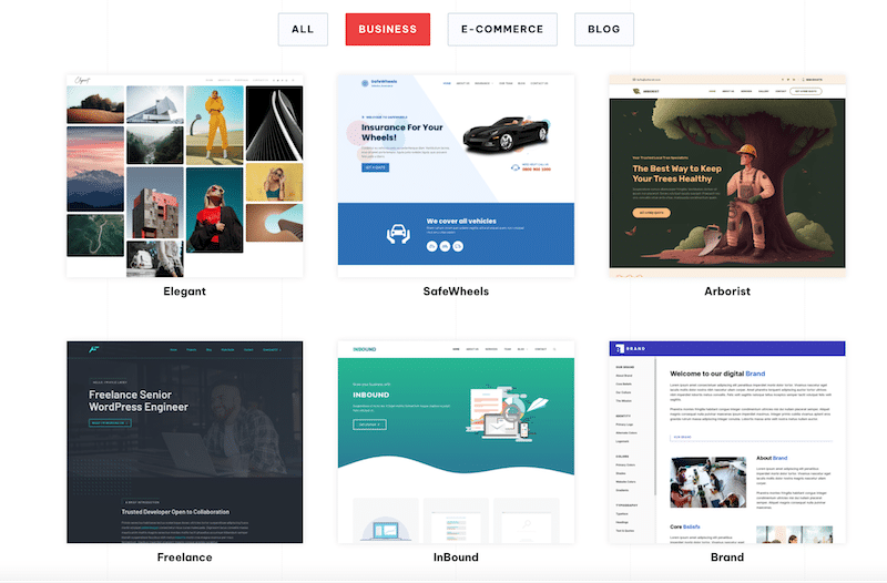 Business demo - Source: GeneratePress
